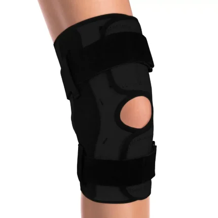 ESTABILIZADOR DE RODILLA DE NEOPRENO CON BARRAS DE SEGURIDAD