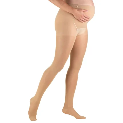 MEDIAS TRANSLÚCIDAS MUJER EMBARAZADA HASTA LA CINTURA 15-20 mmHg