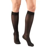 MEDIAS TRANSLÚCIDAS MUJER HASTA LA RODILLA PATRÓN DIAMANTES 15-20 mmHg