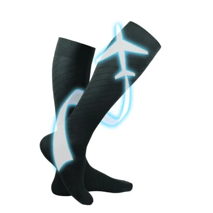 MEDIAS DE VIAJE UNISEX HASTA LA RODILLA 15 - 20 mmHg