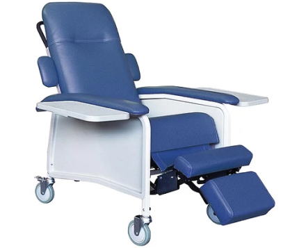 SILLÓN DE DIÁLISIS 3 POSICIONES AZUL