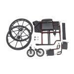 SILLA DE RUEDAS ROJA 18" - Imagen 6