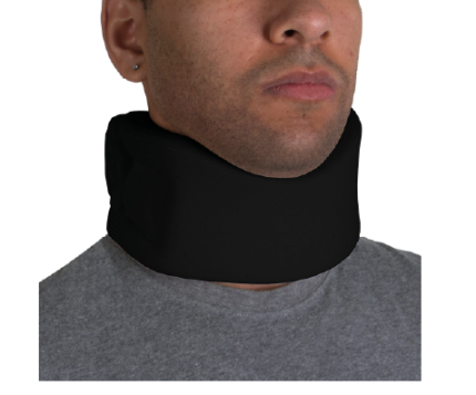 COLLARÍN CERVICAL DE ESPUMA SUAVE NEGRO